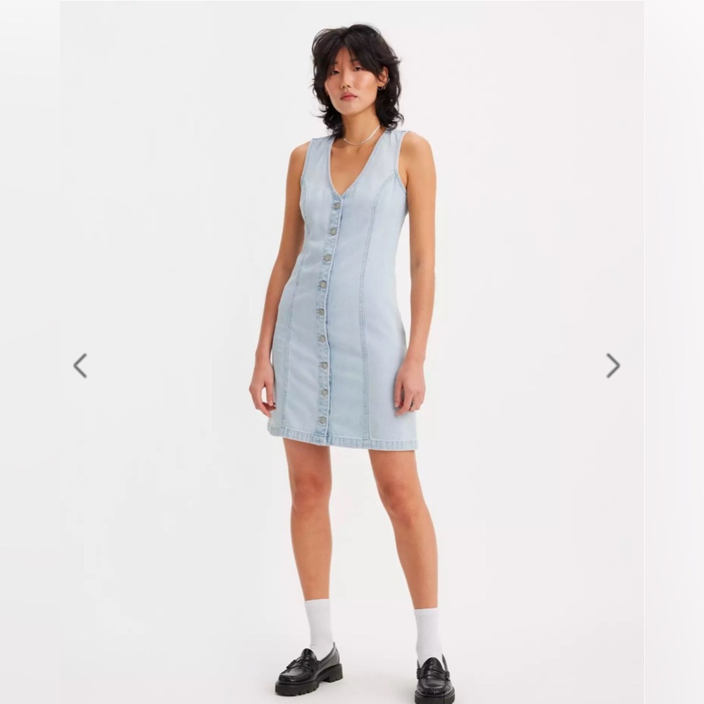 Levi’s Thora denim mini dress, size S